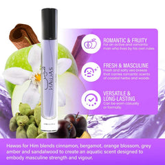 EDITION TRAVEL SIZE TO HAWAS BY RASASI FOR MAN (PACK 2 BOTTLES 10 ML)