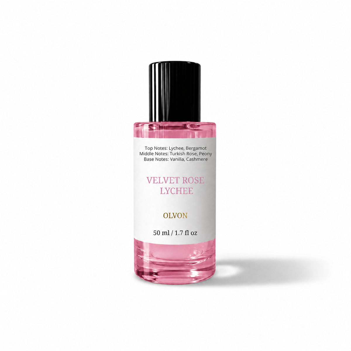 Velvet Rose Lychee Elixir 60 ml – Lychee & Bergamot – Turkish Rose & Peony – Vanilla & Cashmere – High Concentration Long-Lasting Fruity Floral Perfume Spray for Women