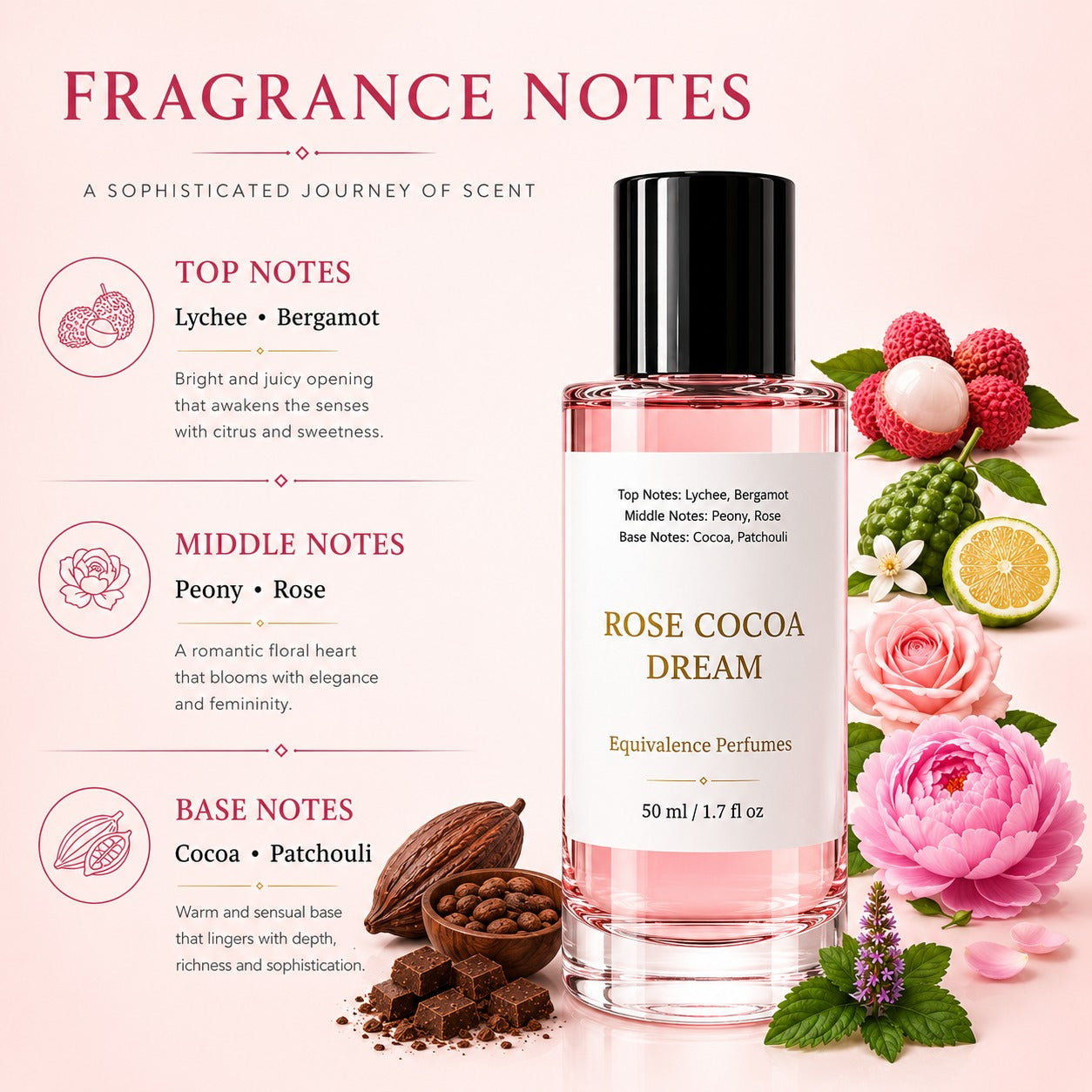 Rose Cocoa Dream Elixir Extrait de Parfum 50ml