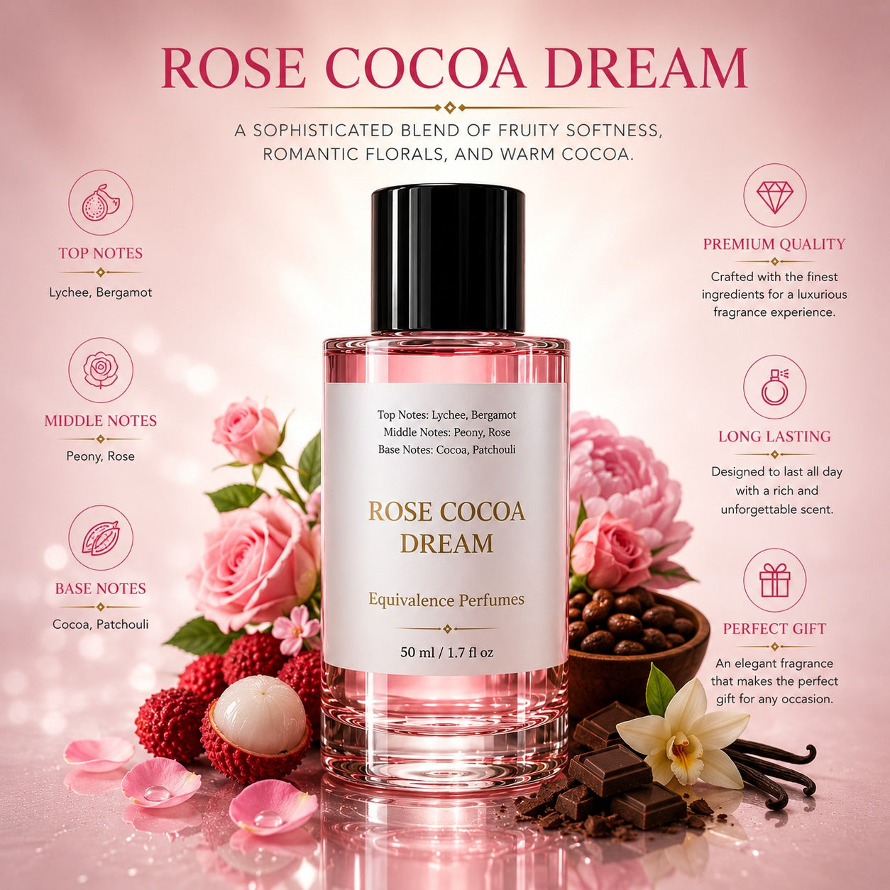 Rose Cocoa Dream Elixir Extrait de Parfum 50ml