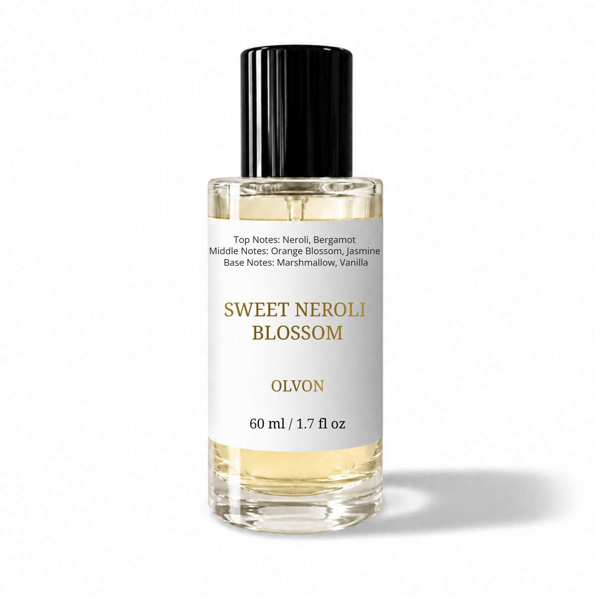 Sweet Neroli Blossom Elixir 60 ml – Inspired by Love, Don't Be Shy Fragrance for Women – High Concentration Perfume Spray – Mashmallow, Vanilla, Orange Blossom – Long Lasting Unisex Parfum